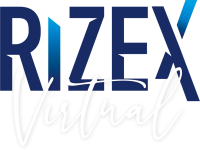 RizeX Virtual Logo WHITE